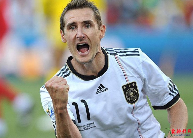 世界杯进球数最多的十大球员排行榜 德国球员克洛泽K神历史第一